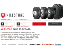 Tablet Screenshot of mymilestonerewards.com